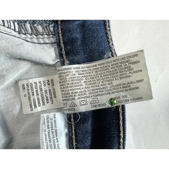 Gloria Vanderbilt Amanda Jeans Womens 10 SHORT Blue Denim Stretch 30x28 - Picture 12 of 14